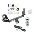 Custom Fit Trailer Hitch Wiring Harness (Requires Splicing) 2" Drop Ball-Mount w/ Pin/Clip 1-7/8" Chrome Ball Installation Hardware Installation Instructions 76076 119148 23 63816 Draw-Tite Trailer Tow Hitch 17-22 Audi Q7 Complete Package Wirin Trailer Tow Hitch For 17-25 Audi Q7 Complete Package w/ Wiring and 1-7/8" Ball
