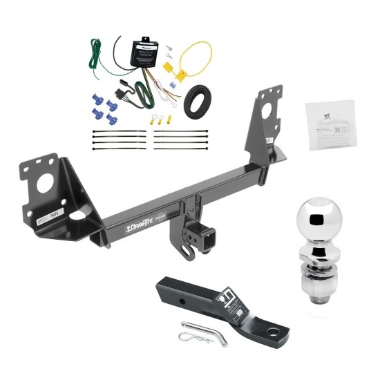 Custom Fit Trailer Hitch Wiring Harness (Requires Splicing) 2" Drop Ball-Mount w/ Pin/Clip 2" Chrome Ball Installation Hardware Installation Instructions 76076 119148 23 63845 Draw-Tite Trailer Tow Hitch 17-22 Audi Q7 Complete Package Wiring a Trailer Tow Hitch For 17-25 Audi Q7 Complete Package w/ Wiring and 2" Ball
