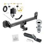 Custom Fit Trailer Hitch Wiring Harness (Plug & Play) 2" Drop Ball-Mount w/ Pin/Clip 1-7/8" Chrome Ball Installation Hardware Installation Instructions 76082 118747 23 63816 Draw-Tite Trailer Tow Hitch 16-22 Mercedes-Benz GLC300 Except PO3 Trailer Tow Hitch For 16-22 Mercedes-Benz GLC300 Except PO3 Premium Package Complete Package w/ Wiring and 1-7/8" Ball