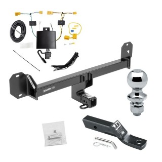 Custom Fit Trailer Hitch Wiring Harness (Plug & Play) 2" Drop Ball-Mount w/ Pin/Clip 1-7/8" Chrome Ball Installation Hardware Installation Instructions 76082 118747 23 63816 Draw-Tite Trailer Tow Hitch 16-22 Mercedes-Benz GLC300 Except PO3 Trailer Tow Hitch For 16-22 Mercedes-Benz GLC300 Except PO3 Premium Package Complete Package w/ Wiring and 1-7/8" Ball