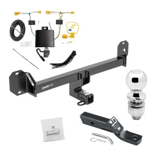 Custom Fit Trailer Hitch Wiring Harness (Plug & Play) 2" Drop Ball-Mount w/ Pin/Clip 2" Chrome Ball Installation Hardware Installation Instructions 76082 118747 23 63845 Draw-Tite Trailer Tow Hitch 16-22 Mercedes-Benz GLC300 Except PO3 Prem Trailer Tow Hitch For 16-22 Mercedes-Benz GLC300 Except PO3 Premium Package Complete Package w/ Wiring and 2" Ball