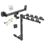 Custom Fit Trailer Hitch 4 Bike Carrier Security J-Pin Rubber Hitch Plug Cover Installation Hardware Installation Instructions 76082 1393100G 63201 7010 Draw-Tite Trailer Tow Hitch 4 Bike Rack 16-22 Mercedes GLC300 tilt away adult or child arms fold down Trailer Tow Hitch w/ 4 Bike Rack For 16-22 Mercedes GLC300 tilt away adult or child arms fold down carrier w/ Lock and Cover
