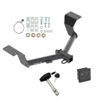 Trailer Tow Hitch For 17-19 Honda CR-V 20-24 CR-V Except Hybrid w/ Security Lock Pin Key Trailer Tow Hitch For 17-19 Honda CR-V 20-24 CR-V Except Hybrid w/ Security Lock Pin Key
