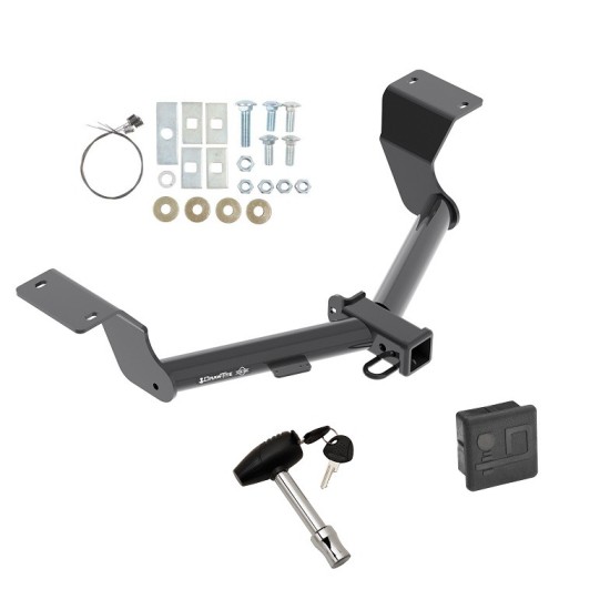 Trailer Tow Hitch For 17-19 Honda CR-V 20-24 CR-V Except Hybrid w/ Security Lock Pin Key Trailer Tow Hitch For 17-19 Honda CR-V 20-24 CR-V Except Hybrid w/ Security Lock Pin Key