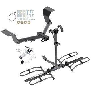 Trailer Tow Hitch For 17-19 Honda CR-V 20-24 Except Hybrid Platform Style 2 Bike Rack w/ Anti Rattle Hitch Lock Trailer Tow Hitch For 17-19 Honda CR-V 20-24 Except Hybrid Platform Style 2 Bike Rack w/ Anti Rattle Hitch Lock