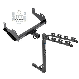 Custom Fit Trailer Hitch 4 Bike Carrier Installation Hardware Installation Instructions 76136 1393100G Draw-Tite Trailer Tow Hitch 4 Bike Rack 15-23 F-150 Raptor tilt away adult or child arms fold down carrier 15 16 17 18 19 20 21 22 23 2015 2016 2017 20 Trailer Tow Hitch w/ 4 Bike Rack For 15-23 Ford F-150 Raptor tilt away adult or child arms fold down carrier