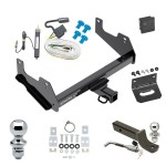 Custom Fit Trailer Hitch Wiring Harness (Requires Splicing) 2" Drop Ball-Mount w/ Locking Pin/Clip 2" Chrome Ball 4-Flat Mounting Bracket 1-7/8" Chrome Ball Rubber Hitch Plug Cover Installation Hardware Installation Instructions 76136 2025 Ultimate Tow Package For 15-23 Ford F-150 Trailer Hitch w/ Wiring 2" Drop Mount Dual 2" and 1-7/8" Ball Lock Bracket Cover 2" Receiver