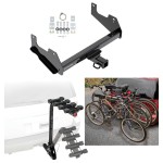 Trailer Hitch w/ 4 Bike Rack For 15-24 Ford F-150 17-23 Raptor 2" Towing Receiver Raptor Approved for Recreational & Offroad Use Carrier for Adult Woman or Child Bicycles Foldable Trailer Hitch w/ 4 Bike Rack For 15-24 Ford F-150 17-23 Raptor 2" Towing Receiver Raptor Approved for Recreational & Offroad Use Carrier for Adult Woman or Child Bicycles Foldable