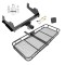 Trailer Tow Hitch For 15-23 Ford F-150 Raptor Basket Cargo Carrier Platform Hitch Lock and Cover