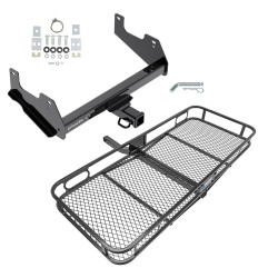Trailer Tow Hitch For 15-24 Ford F-150 Raptor Basket Cargo Carrier Platform w/ Hitch Pin 