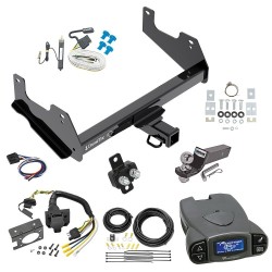 Trailer Hitch Tow Package Prodigy P3 Brake Control For 15-24 Ford F-150 w/ 7-Way RV Wiring 2" Drop Mount 2" Ball Class 4 2" Receiver Draw-Tite Tekonsha