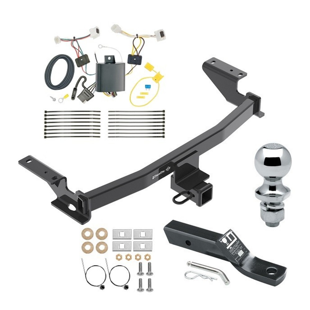 Custom Fit Trailer Hitch Wiring Harness (Plug & Play) 2" Drop Ball-Mount w/ Pin/Clip 1-7/8" Chrome Ball Installation Hardware Installation Instructions 76138 118746 23 63816 Draw-Tite Trailer Tow Hitch 17-21 Mazda CX-5 Complete Package Wiri Trailer Tow Hitch For 17-21 Mazda CX-5 Complete Package w/ Wiring and 1-7/8" Ball