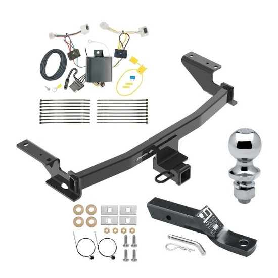Custom Fit Trailer Hitch Wiring Harness (Plug & Play) 2" Drop Ball-Mount w/ Pin/Clip 1-7/8" Chrome Ball Installation Hardware Installation Instructions 76138 118746 23 63816 Draw-Tite Trailer Tow Hitch 17-21 Mazda CX-5 Complete Package Wiri Trailer Tow Hitch For 17-21 Mazda CX-5 Complete Package w/ Wiring and 1-7/8" Ball