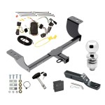 Custom Fit Trailer Hitch Wiring Harness (Plug & Play) 2" Drop Ball-Mount w/ Pin/Clip 2" Chrome Ball Security Lock Pin Rubber Hitch Plug Cover Installation Hardware Installation Instructions 76145 118402 23 63845 580407 7010 Draw-Tite Traile Trailer Tow Hitch For 05-08 Dodge Magnum Deluxe Package Wiring 2" Ball and Lock
