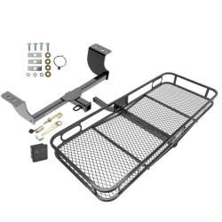 Trailer Tow Hitch For 05-23 Chrysler 300 08-22 Dodge Challenger 06-23 Charger 05-08 Magnum Basket Cargo Carrier Platform Hitch Lock and Cover 