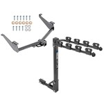 Custom Fit Trailer Hitch 4 Bike Carrier Installation Hardware Installation Instructions 76154 1393100G Draw-Tite Trailer Tow Hitch 4 Bike Rack 17-23 Nissan Titan except XD tilt away adult or child arms fold down carrier 17 18 19 20 21 22 23 2017 2018 201 Trailer Tow Hitch w/ 4 Bike Rack For 17-24 Nissan Titan except XD tilt away adult or child arms fold down carrier