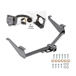 Trailer Tow Hitch w/ 7-Way RV Wiring For 17-24 Nissan Titan except XD Class 3 2" Towing Receiver 