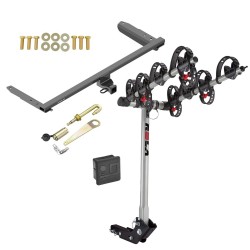 Trailer Tow Hitch For 18-24 Honda Odyssey 4 Bike Rack w/ Hitch Lock and Cover
