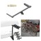Trailer Hitch w/ 4 Bike Rack For 18-24 Honda Odyssey All Styles Approved for Recreational & Offroad Use Carrier for Adult Woman or Child Bicycles Foldable