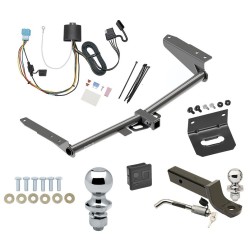 Ultimate Tow Package For 18-24 Honda Odyssey Trailer Hitch w/ Wiring 2" Drop Mount Dual 2" and 1-7/8" Ball Lock Bracket Cover 2" Receiver 