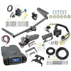 Trailer Hitch Tow Package Prodigy P3 Brake Control For 18-24 Honda Odyssey Without Fuse Provisions w/ 7-Way RV Wiring 2" Drop Mount 2" Ball Class 3 2" Receiver Draw-Tite Tekonsha