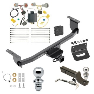 Custom Fit Trailer Hitch Wiring Harness (Plug & Play) 2" Drop Ball-Mount w/ Locking Pin/Clip 2" Chrome Ball 4-Flat Mounting Bracket 1-7/8" Chrome Ball Rubber Hitch Plug Cover Installation Hardware Installation Instructions 76177 118757 Ultimate Tow Package For 17-19 Nissan Rogue Sport Trailer Hitch w/ Wiring 2" Drop Mount Dual 2" and 1-7/8" Ball Lock Bracket Cover 2" Receiver