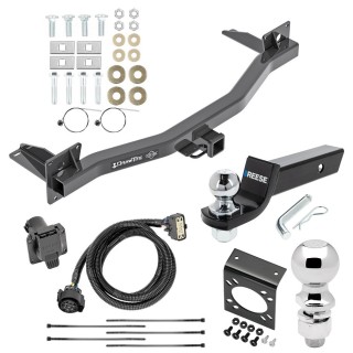 For 2018-2023 Buick Enclave Trailer Hitch Tow PKG w/ 7-Way RV Wiring + 2" & 2-5/16" Ball + Drop Mount By Draw-Tite