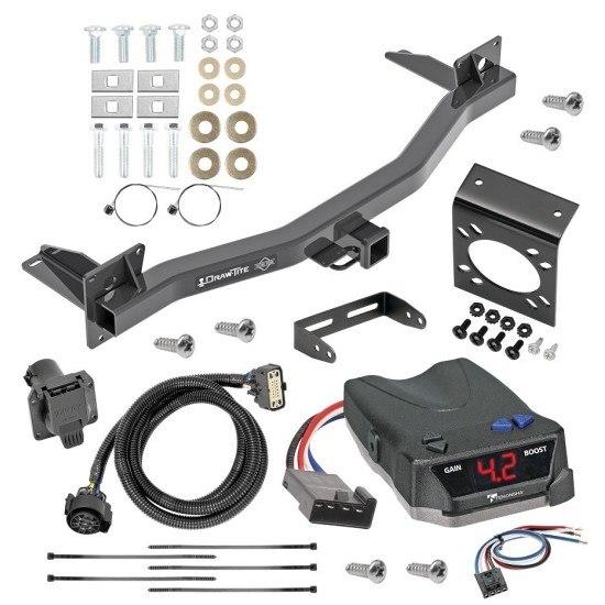 For 2018-2023 Buick Enclave Trailer Hitch kit by: Draw-Tite For 2018-2023 Buick Enclave Trailer Hitch Tow PKG w/ Tekonsha BRAKE-EVN Brake Control + Generic BC Wiring Adapter + 7-Way RV Wiring By Draw-Tite