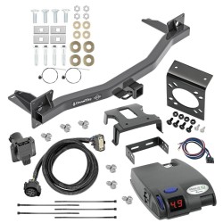 For 2018-2024 Buick Enclave Trailer Hitch Tow PKG w/ Tekonsha Primus IQ Brake Control + 7-Way RV Wiring By Draw-Tite