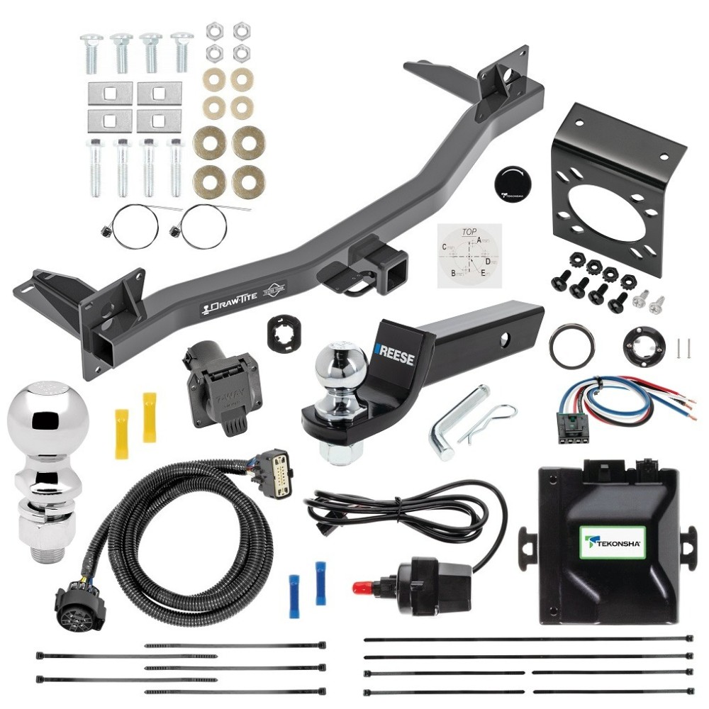For 2018-2023 Buick Enclave Trailer Hitch kit by: Draw-Tite For 2018-2023 Buick Enclave Trailer Hitch Tow PKG w/ Tekonsha Prodigy iD Bluetooth Wireless Brake Control + 7-Way RV Wiring + 2" & 2-5/16" Ball & Drop Mount By Draw-Tite