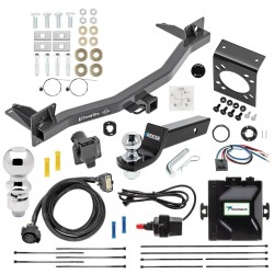 For 2018-2024 Buick Enclave Trailer Hitch Tow PKG w/ Tekonsha Prodigy iD Bluetooth Wireless Brake Control + 7-Way RV Wiring + 2" & 2-5/16" Ball & Drop Mount By Draw-Tite