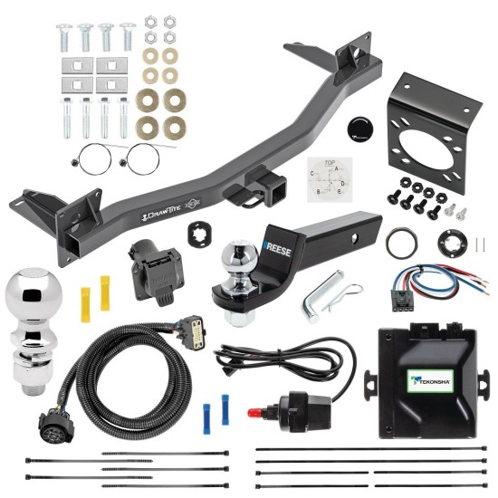 For 2018-2023 Buick Enclave Trailer Hitch kit by: Draw-Tite For 2018-2023 Buick Enclave Trailer Hitch Tow PKG w/ Tekonsha Prodigy iD Bluetooth Wireless Brake Control + 7-Way RV Wiring + 2" & 2-5/16" Ball & Drop Mount By Draw-Tite