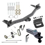 For 2018-2023 Buick Enclave Trailer Hitch kit by: Draw-Tite For 2018-2023 Buick Enclave Trailer Hitch Tow PKG w/ 4-Flat Wiring Harness + Dual Ball Ball Mount 1-7/8" & 2" Trailer Balls + Pin/Clip + Wiring Bracket By Draw-Tite