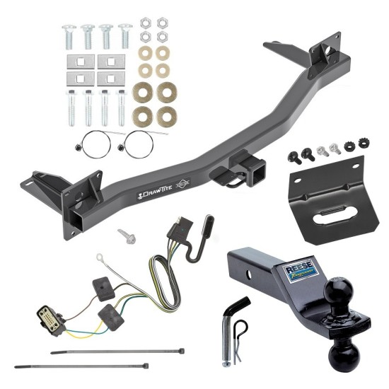For 2018-2023 Buick Enclave Trailer Hitch kit by: Draw-Tite For 2018-2023 Buick Enclave Trailer Hitch Tow PKG w/ 4-Flat Wiring Harness + Dual Ball Ball Mount 1-7/8" & 2" Trailer Balls + Pin/Clip + Wiring Bracket By Draw-Tite