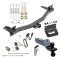 For 2018-2023 Buick Enclave Trailer Hitch Tow PKG w/ 4-Flat Wiring Harness + Dual Ball Ball Mount 1-7/8" & 2" Trailer Balls + Pin/Clip + Wiring Bracket By Draw-Tite