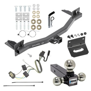 For 2018-2023 Buick Enclave Trailer Hitch kit by: Draw-Tite For 2018-2023 Buick Enclave Trailer Hitch Tow PKG w/ 4-Flat Wiring Harness + Triple Ball Ball Mount 1-7/8" & 2" & 2-5/16" Trailer Balls + Pin/Clip + Wiring Bracket By Draw-Tite