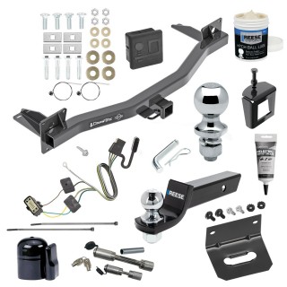 For 2018-2023 Buick Enclave Trailer Hitch kit by: Draw-Tite For 2018-2023 Buick Enclave Trailer Hitch Tow PKG w/ 4-Flat Wiring + Starter Kit Ball Mount w/ 2" Drop & 2" Ball + 1-7/8" Ball + Wiring Bracket + Dual Hitch & Coupler Locks + Hitch Cover + Wiring Tester + Ball Lube +Electric Grease