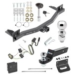 For 2018-2023 Chevy Traverse Trailer Hitch kit by: Draw-Tite For 2018-2023 Chevrolet Traverse Trailer Hitch Tow PKG w/ 4-Flat Wiring + Starter Kit Ball Mount w/ 2" Drop & 2" Ball + 2-5/16" Ball + Wiring Bracket + Hitch Lock + Hitch Cover By Draw-Tite