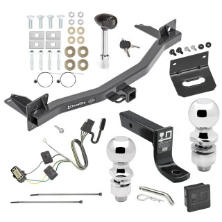 For 2018-2023 Chevy Traverse Trailer Hitch kit by: Draw-Tite For 2018-2023 Chevrolet Traverse Trailer Hitch Tow PKG w/ 4-Flat Wiring + Ball Mount w/ 4" Drop + 2" Ball + 2-5/16" Ball + Wiring Bracket + Hitch Lock + Hitch Cover By Draw-Tite