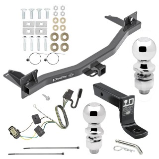 For 2018-2023 Chevy Traverse Trailer Hitch kit by: Draw-Tite For 2018-2023 Chevrolet Traverse Trailer Hitch Tow PKG w/ 4-Flat Wiring + Ball Mount w/ 4" Drop + 2" Ball + 2-5/16" Ball By Draw-Tite