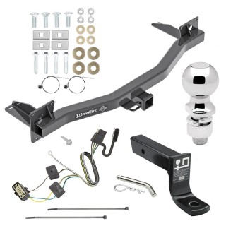 For 2018-2023 Buick Enclave Trailer Hitch kit by: Draw-Tite For 2018-2023 Buick Enclave Trailer Hitch Tow PKG w/ 4-Flat Wiring + Ball Mount w/ 4" Drop + 2-5/16" Ball By Draw-Tite