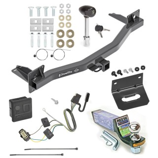For 2018-2023 Buick Enclave Trailer Hitch kit by: Draw-Tite For 2018-2023 Buick Enclave Trailer Hitch Tow PKG w/ 4-Flat Wiring + Starter Kit Ball Mount w/ 2" Drop & 1-7/8" Ball + Wiring Bracket + Hitch Lock + Hitch Cover By Draw-Tite