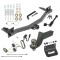 For 2018-2023 Buick Enclave Trailer Hitch Tow PKG w/ 4-Flat Wiring + Interlock Tactical Starter Kit w/ 3-1/4" Drop & 2" Ball + Tactical Dogbone Lock + Wiring Bracket By Draw-Tite