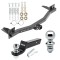 For 2018-2023 Buick Enclave Trailer Hitch Tow PKG w/ Starter Kit Ball Mount w/ 2" Drop & 2" Ball + 1-7/8" Ball By Draw-Tite