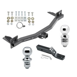 Trailer Tow Hitch For 18-24 Chevy Traverse Buick Enclave Receiver w/ 1-7/8" and 2" Ball