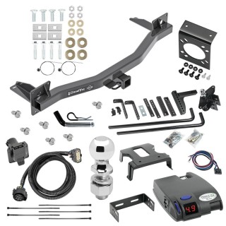 For 2018-2023 Buick Enclave Trailer Hitch kit by: Draw-Tite For 2018-2023 Buick Enclave Trailer Hitch Tow PKG w/ 6K Round Bar Weight Distribution Hitch w/ 2-5/16" Ball + 2" Ball + Pin/Clip + Tekonsha Primus IQ Brake Control + 7-Way RV Wiring By Draw-Tite