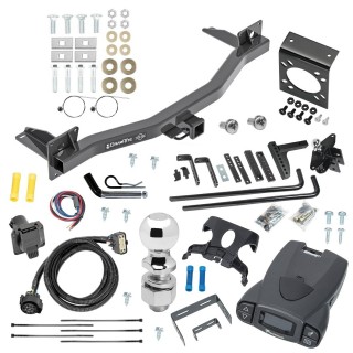 For 2018-2023 Buick Enclave Trailer Hitch kit by: Draw-Tite For 2018-2023 Buick Enclave Trailer Hitch Tow PKG w/ 6K Round Bar Weight Distribution Hitch w/ 2-5/16" Ball + 2" Ball + Pin/Clip + Tekonsha Prodigy P3 Brake Control + 7-Way RV Wiring By Draw-Tite