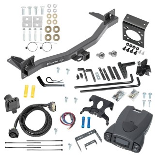 For 2018-2023 Buick Enclave Trailer Hitch kit by: Draw-Tite For 2018-2023 Buick Enclave Trailer Hitch Tow PKG w/ 6K Round Bar Weight Distribution Hitch w/ 2-5/16" Ball + Pin/Clip + Tekonsha Prodigy P3 Brake Control + 7-Way RV Wiring By Draw-Tite