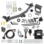 For 2018-2023 Buick Enclave Trailer Hitch kit by: Draw-Tite For 2018-2023 Buick Enclave Trailer Hitch Tow PKG w/ 6K Round Bar Weight Distribution Hitch w/ 2-5/16" Ball + Pin/Clip + Tekonsha Prodigy iD Bluetooth Wireless Brake Control + 7-Way RV Wiring By Draw-Tite