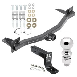 For 2018-2024 Buick Enclave Trailer Hitch Tow PKG w/ Ball Mount w/ 4" Drop + 2-5/16" Ball By Draw-Tite
